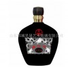 噴涂烤花彩色玻璃酒瓶